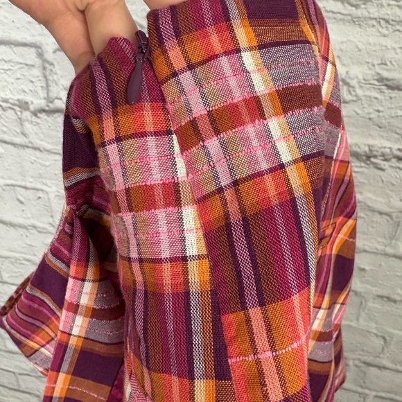 Anthropologie Maeve Sunday plaid mini skort size 2 - Picture 6 of 7
